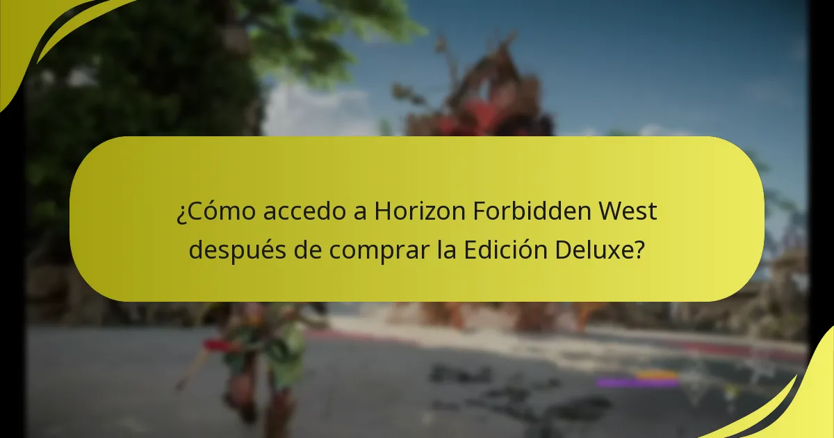 ¿Cómo gestiono la configuración de mi cuenta para Horizon Forbidden West?