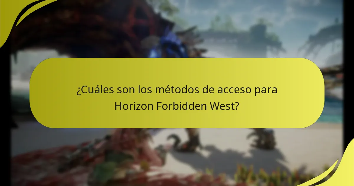 ¿Qué configuraciones de cuenta son importantes para Horizon Forbidden West?