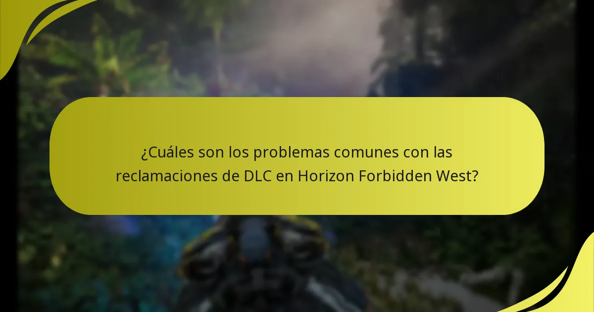 ¿Dónde puedo encontrar opciones de soporte para problemas de DLC en Horizon Forbidden West?